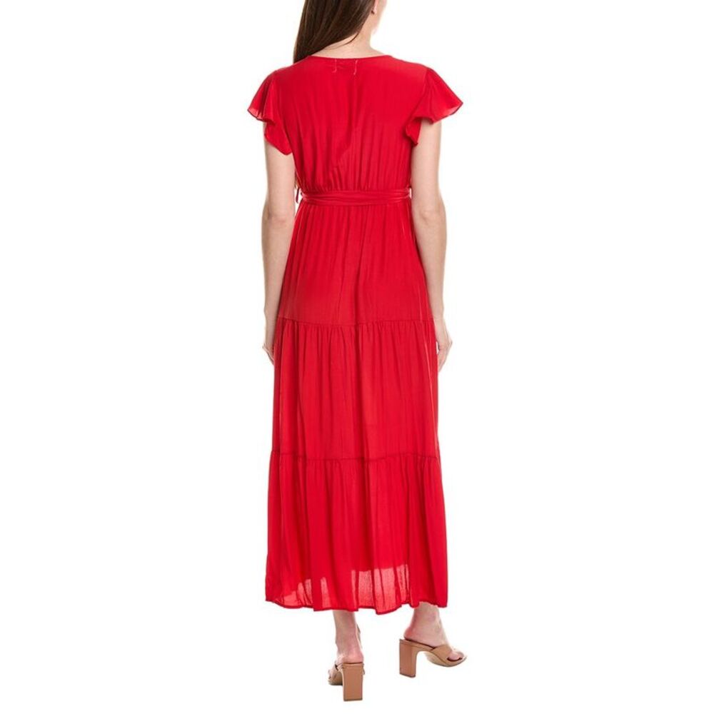 Anna Kay Womens Odama Maxi Dress, Red - Picture 2 of 3